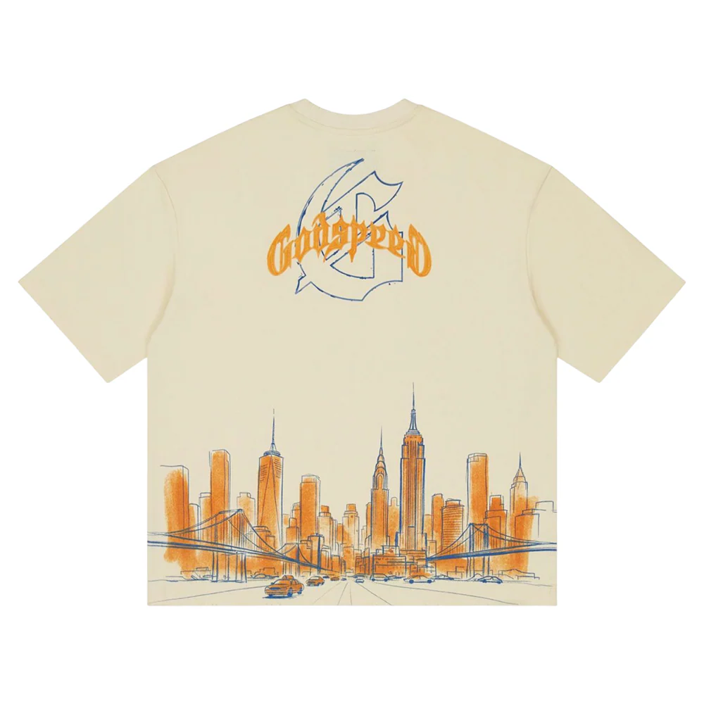 Godspeed New York Skyline T Shirt - Image 2