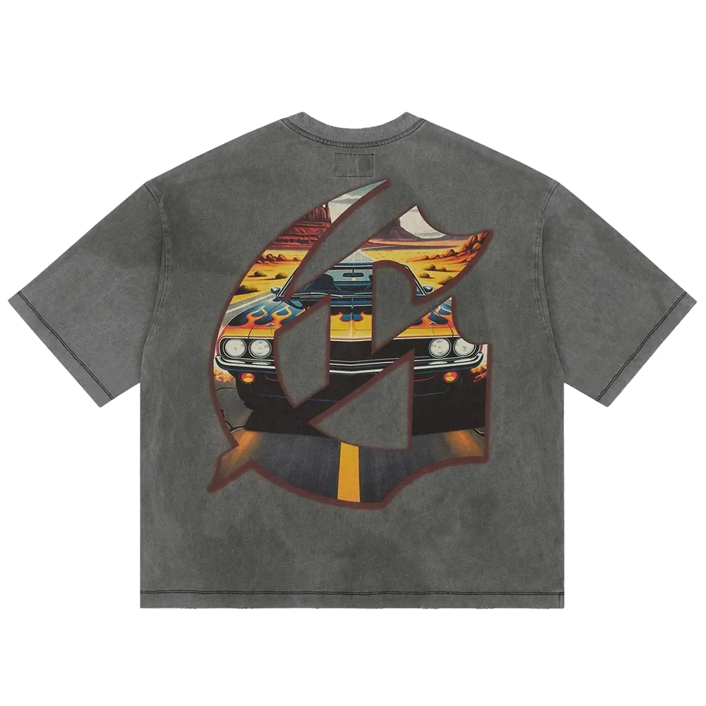 Godspeed On The Run II T-Shirt Grey - Image 2