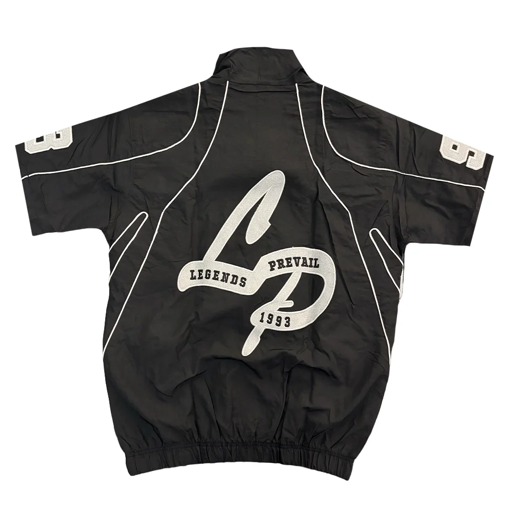 Legends Prevail Crinkle Short Set Black - Image 2